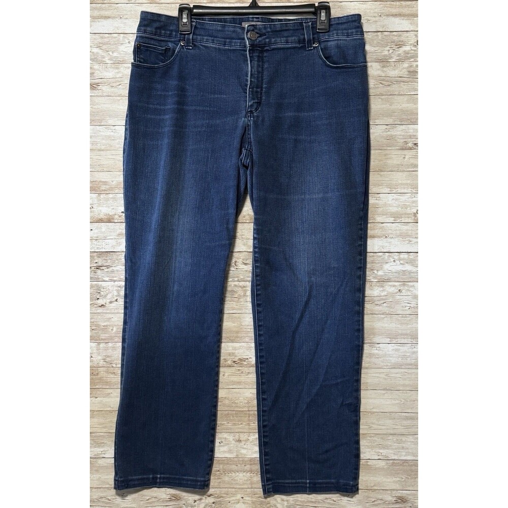 Chicos So Slimming Jeans Women 2.5 Short US 14 Short Stretch 5 Pockets Button